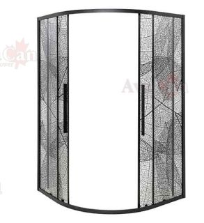 Душевой уголок AvaCan HB 90x90 см чёрный