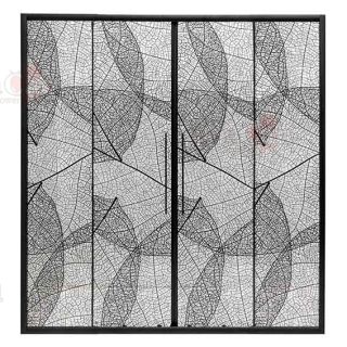 Душевая дверь в нишу AvaCan FB2 190-210 MT чёрный