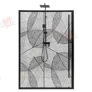 Душевая дверь в нишу AvaCan FB 160-180 чёрный