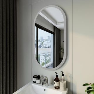 Зеркало с подсветкой Бриклаер Вега 4627125415616 55 см сенсор на зеркале бесконтактный