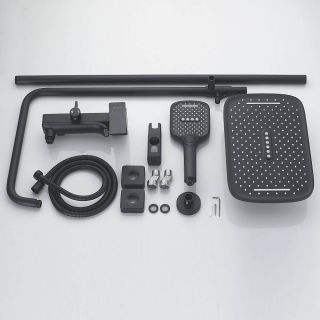 Душевая стойка Shevanik S4036H чёрный