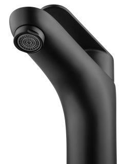 Смеситель для раковины Wonzon & Woghand Alfa WW-A40202-MB чёрный матовый