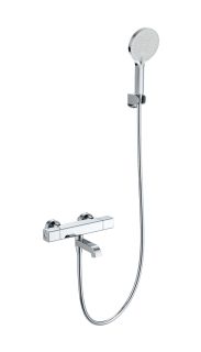 Смеситель для ванны с душем Wonzon & Woghand Stay 2 WW-B2016-A1-CR с термостатом хром