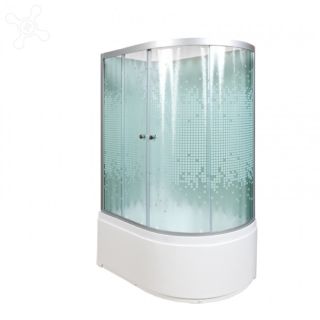 Душевая кабина Deto L 920 L N без крыши 120х80х200 см