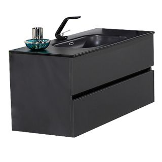 Тумба под раковину Armadi Art Vallessi 120см антрацит матовый 837-120-A matt