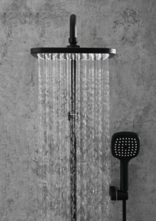 Душевая стойка Milleau Double H MLHi223PDD-MB черный