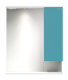 Шкаф-зеркало с подсветкой Onika Марви 206089 правый 60см бирюза