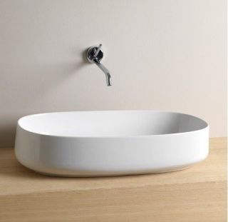 Раковина ArtCeram Cognac COL005 05 00 белая 68 см