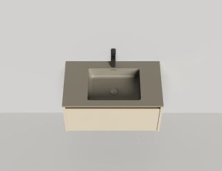 Подвесная тумба Salini Domino 27D108ON 80см эмаль/гладкий фасад Onda Plus