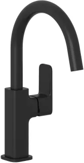 Смеситель для раковины Kludi Renon 420273975 чёрный матовый