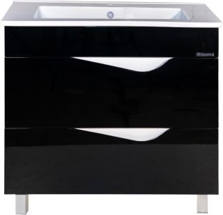 Тумба под раковину Bellezza Эйфория 85см черный 00000010227
