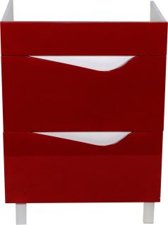 Тумба под раковину Bellezza Эйфория 60см красный 00000010223