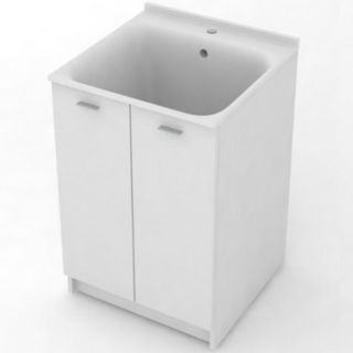 Тумба под раковину Kerasan Aquadom 60 9165k3*1 напольная белая