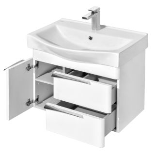 Тумба под раковину Акватон Беверли 65см белый 1A235301BV010