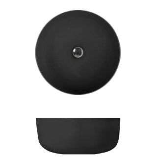 Раковина Kerasan Nolita 534431 черная матовая 40 см