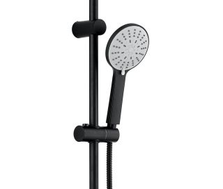 Душевая система Agger A0293544 смеситель с изливом, черный