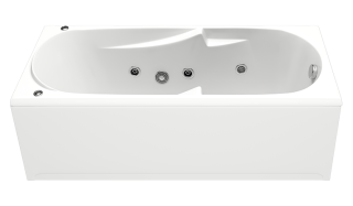 Акриловая ванна Bas Ибица 150x70 см с каркасом
