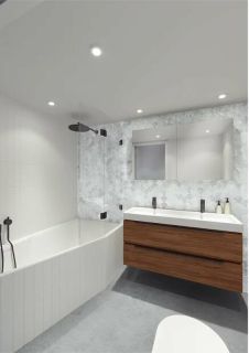 Акриловая ванна Riho Rethink Space B115001005 R 180х110см белый