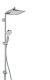 Душевая стойка Hansgrohe Crometta E 240 1jet Showerpipe Reno Ecosmart 27289000