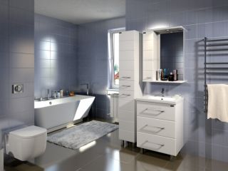 Пенал СанТа Омега 507001 30см белый