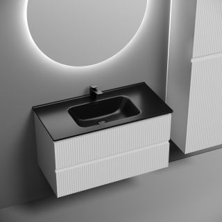 Подвесная тумба под раковину Sancos Snob R SNR90W 90 см Bianco