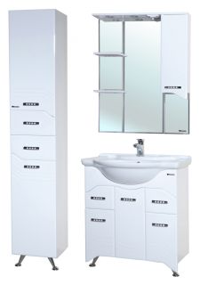 Тумба под раковину Bellezza Дрея 75см белый 00000010101