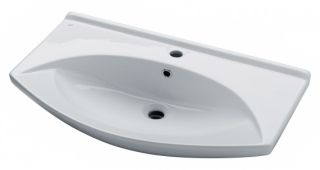 Мебельная раковина Dreja Лагуна 85см белый 00000000963