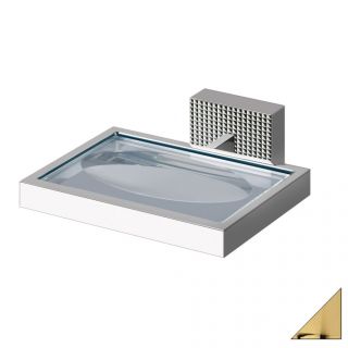 Мыльница подвесная, стекло матовое, золото Cezares PRIZMA-SODD-03/24