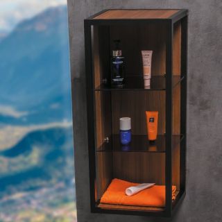 Пенал Armadi Art Loft 75см тёмное дерево 895-D