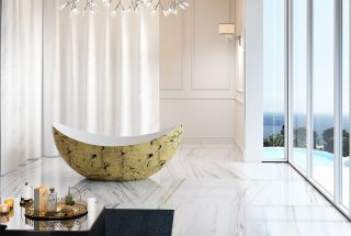 Акриловая ванна ABBER AB9333Gold 180х80х75