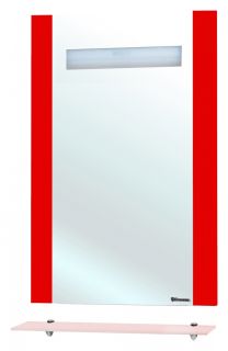 Зеркало с подсветкой Bellezza Берта 60см красный 00000001040