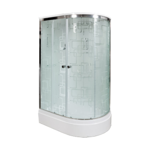 Душевая кабина Deto ЕМ2712 L с электрикой (эл.) 120х80х220 см