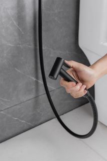 Гигиенический душ Avimano Emotion 3090022 со смесителем чёрный матовый