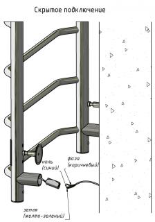Электрический полотенцесушитель Тругор Пэк сп 5 60x50см хром Пэксп5/605032