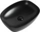 Раковина накладная Aquanet Fine-1-MB 273682 50 см чёрный матовый
