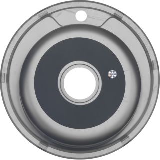 Мойка 490P Melana 0,6/160 хром с сифоном (246*12)