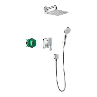 Душевой комплект Hansgrohe Crometta E 240 1jet с однорычажным смесителем 27957000
