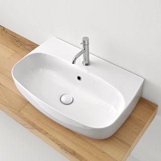 Раковина Kerasan Nolita 534201*1 белая 70 см