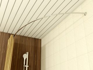 Карниз для ванны Relisan Tugatty Ariadna 160х105 Гл000002008 Хром