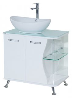 Тумба под раковину Bellezza Рио 70см левая белый 00000001443