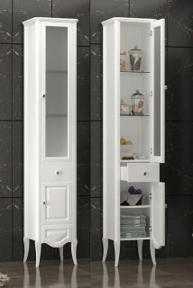 Шкаф-колонна Opadiris Брунелла 38 R 00-00004340 Белый матовый