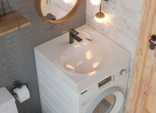 Раковина над стиральной машиной Stella Polar Бьянка 60см белый SP-00000797