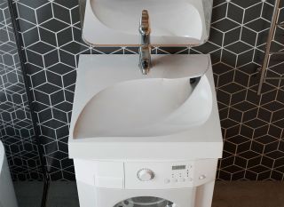 Раковина над стиральной машиной Madera List 60см белый 4627173210546