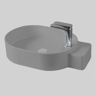 Раковина ArtCeram Cartesio CAL001 34 00 серая 58 см