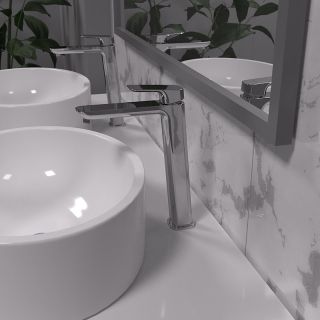 Смеситель для раковины Paini Nove 09CR205LL хром