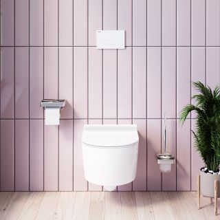 Подвесной унитаз Damixa Jupiter безободковый белый DX77C1700SC