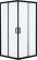 Душевой уголок Royal Bath HPD 100x100см чёрный RB100HPD-C-BL
