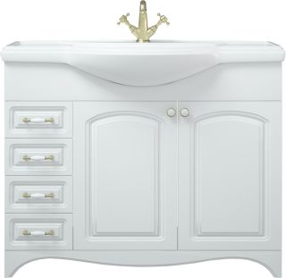 Тумба под раковину Corozo Классика 105см белый SD-00000315