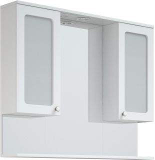 Зеркало-шкаф Corozo Прованс 105см белый SD-00000469