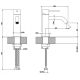 Смеситель для раковины Gessi Flessa 54002.239 брашированная сталь